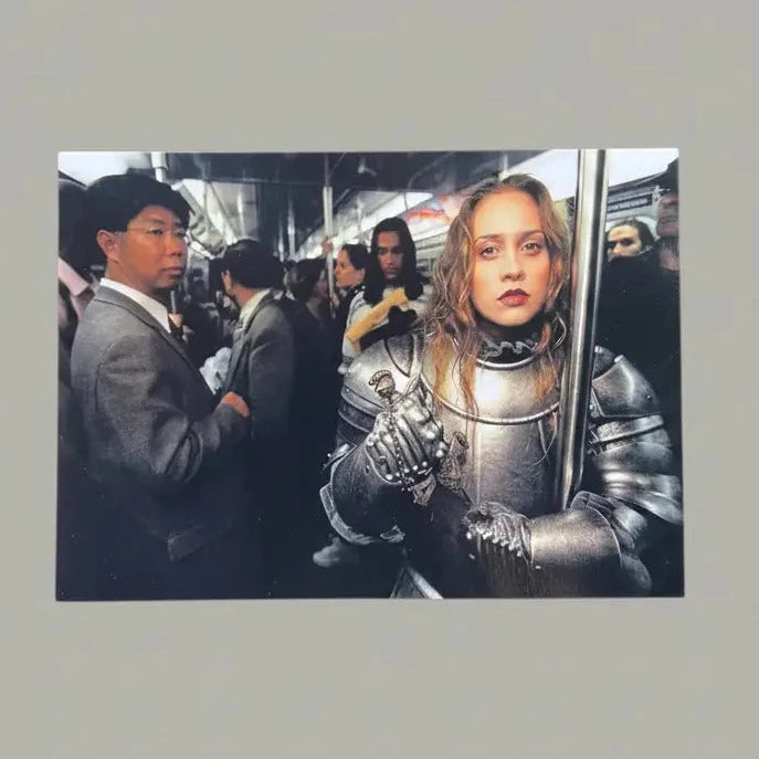 Fiona Apple in Armor Postcard Aw | Friends Nyc Brooklyn Ny