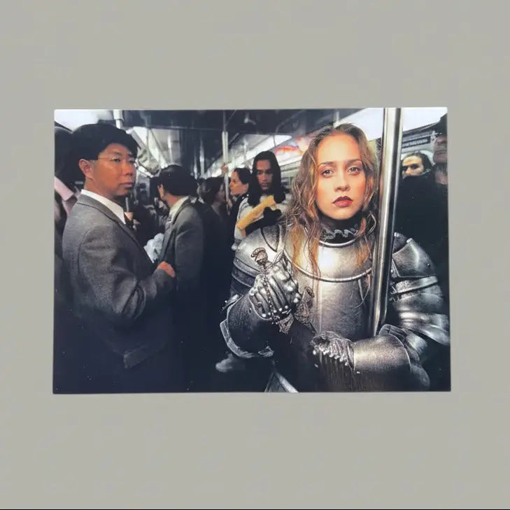 Fiona Apple in Armor Postcard Aw | Friends Nyc Brooklyn Ny