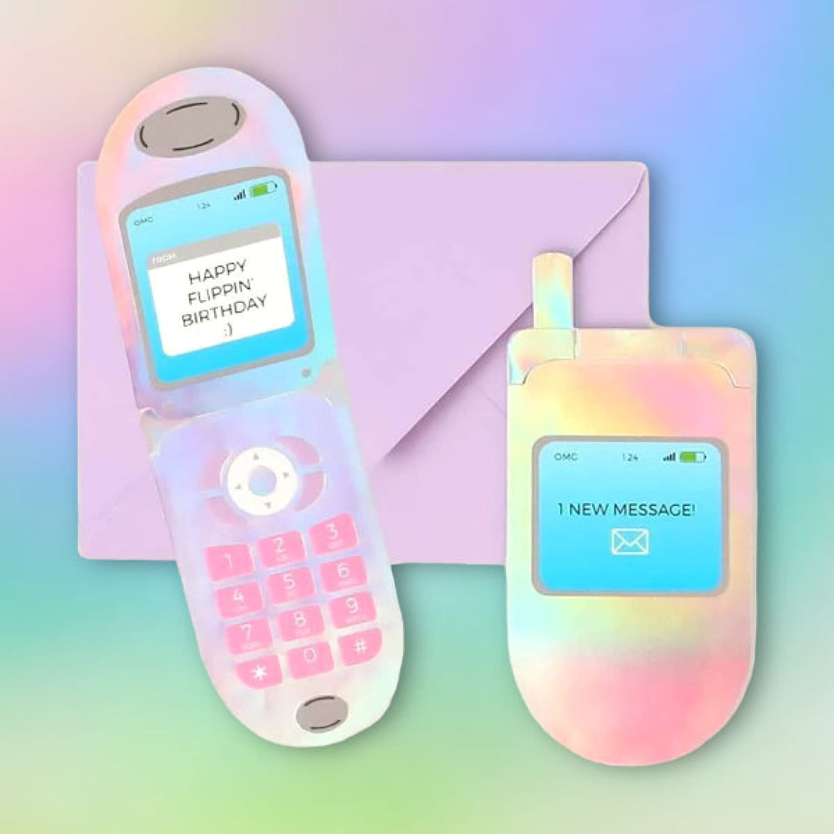 Pop Up Card a Flip Phone Dal020 Greeting Card - Groupbycolor