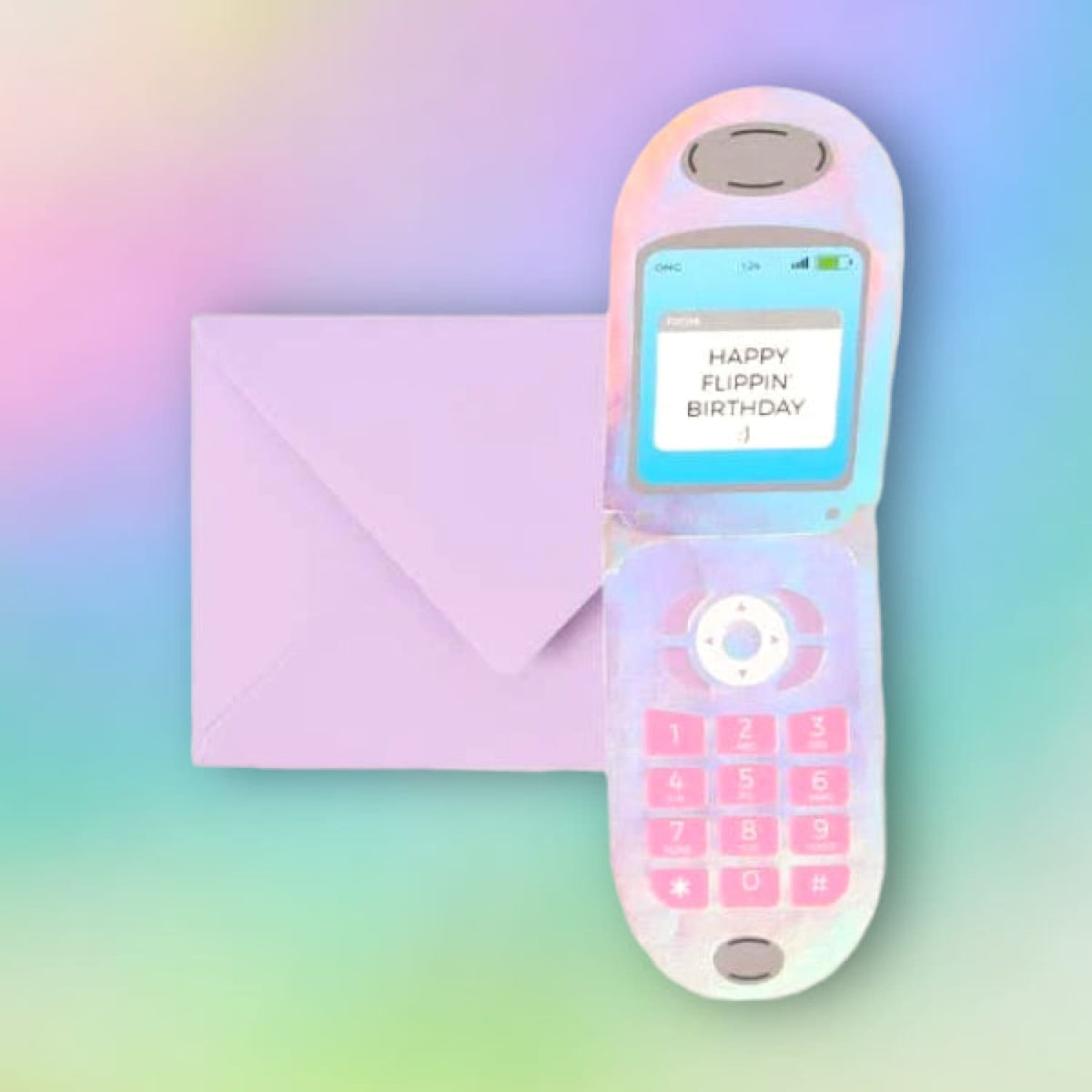 Pop Up Card a Flip Phone Dal020 Greeting Card - Groupbycolor