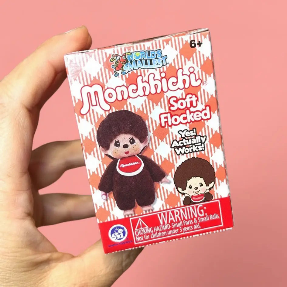 Flocked Monchhichi Blind Box - Vintage Kawaii Collectible