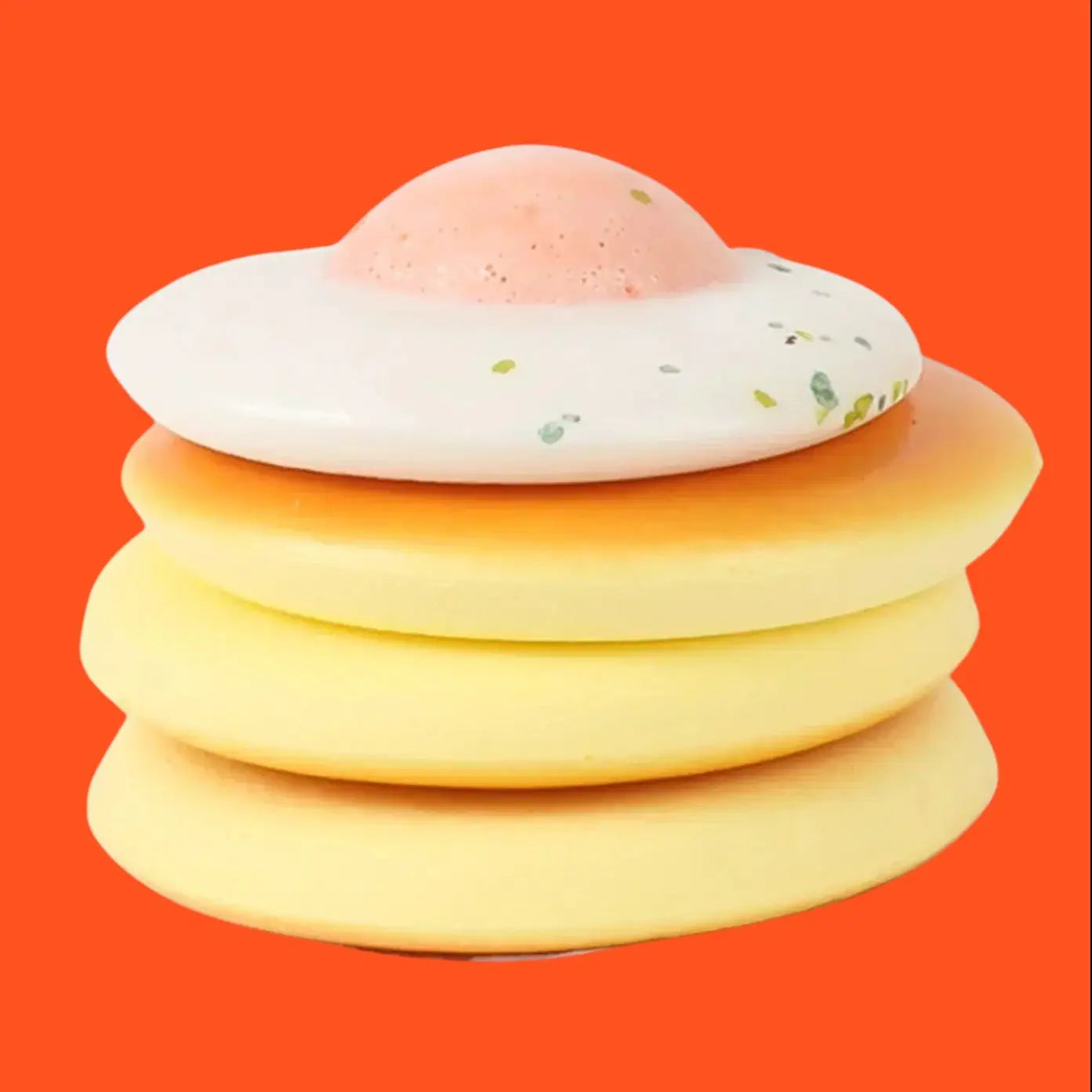 Fluffy Egg Pancakes Squishy Stress Toy | Friends Nyc