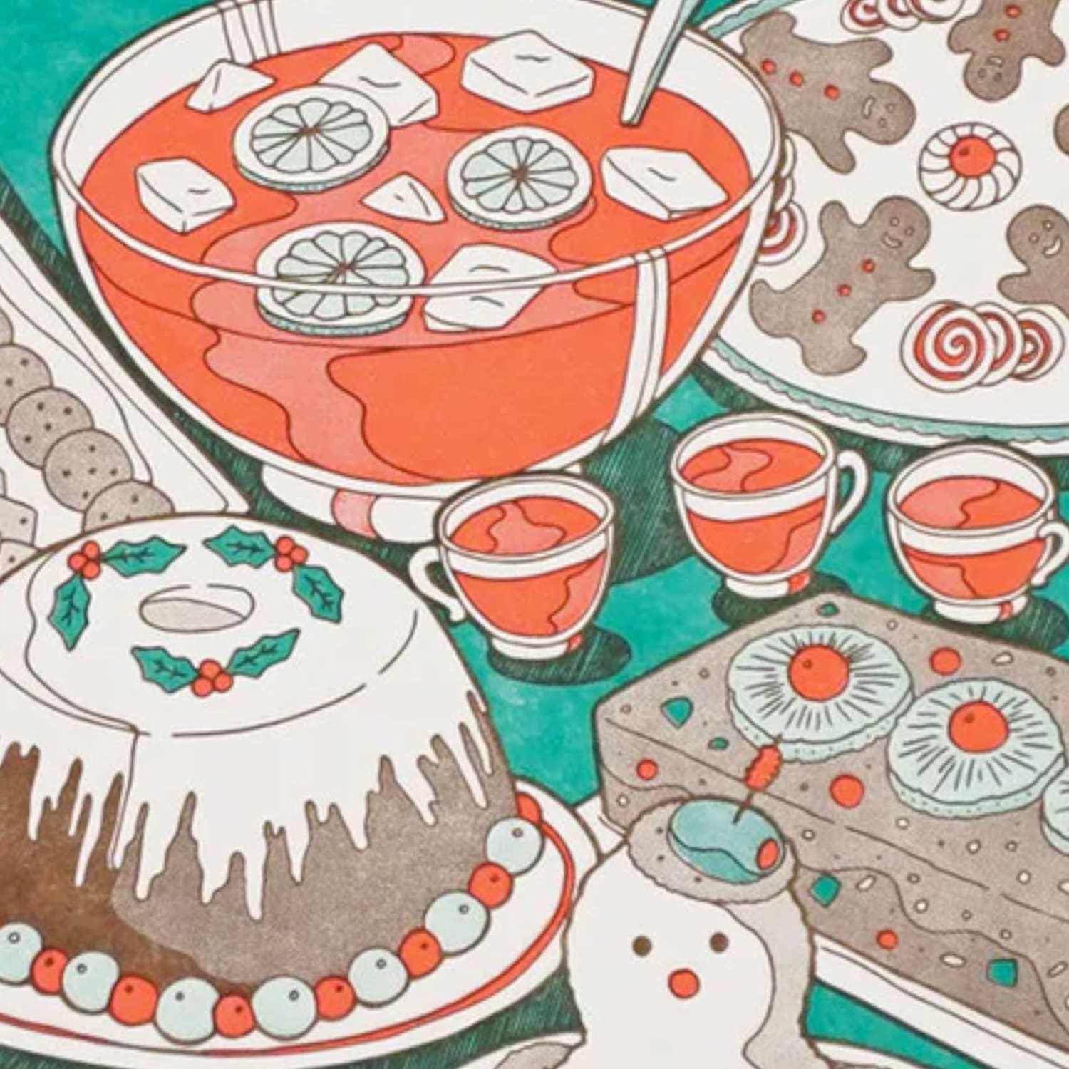 Lhp Happy Holidays Food H135 0922 - Holidaycards22 - Q322