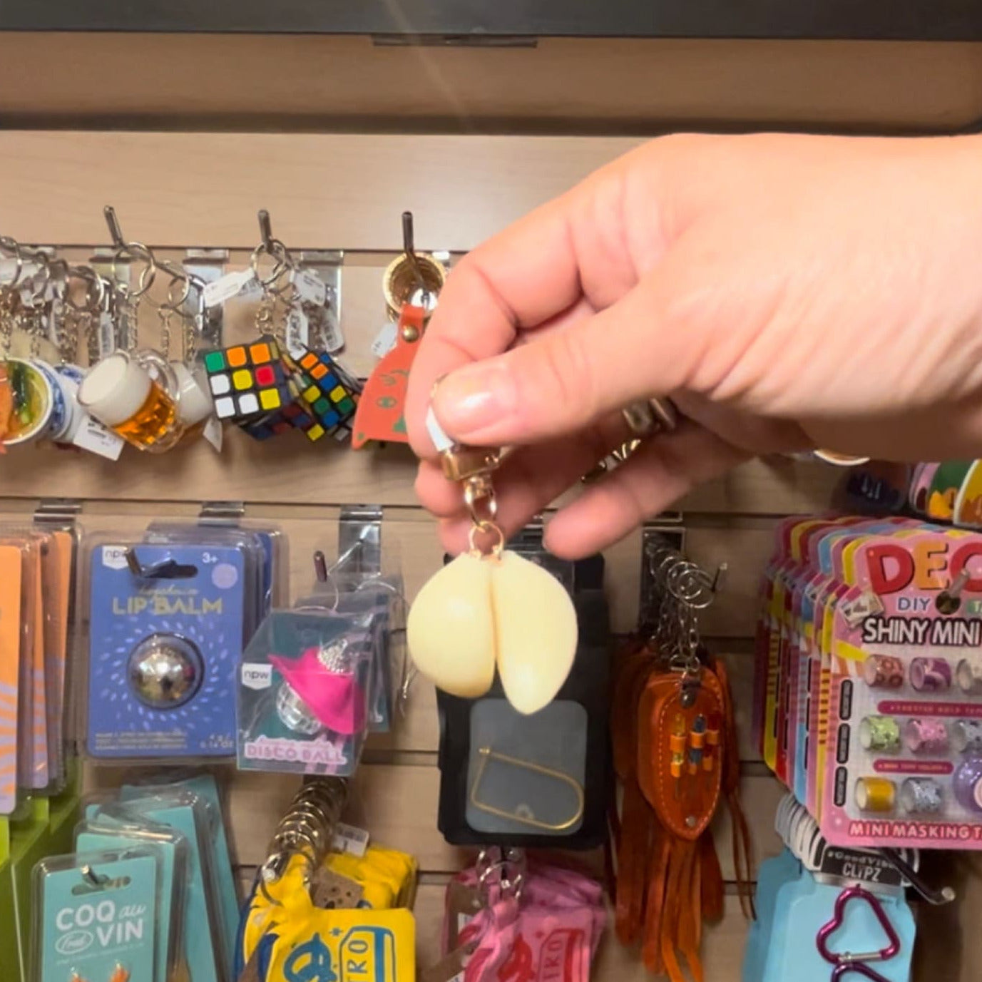 Double Garlic Keychain 0623 - Groupbycolor - Q223