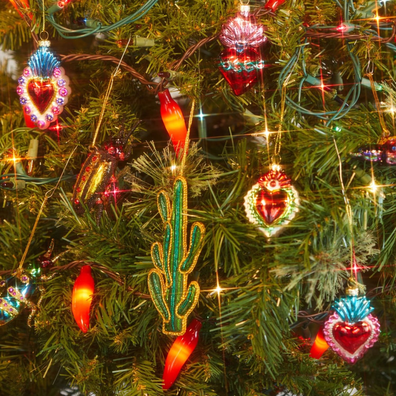 Forest Floor Bug Ornament Animal Ornament - Beetle - Blown