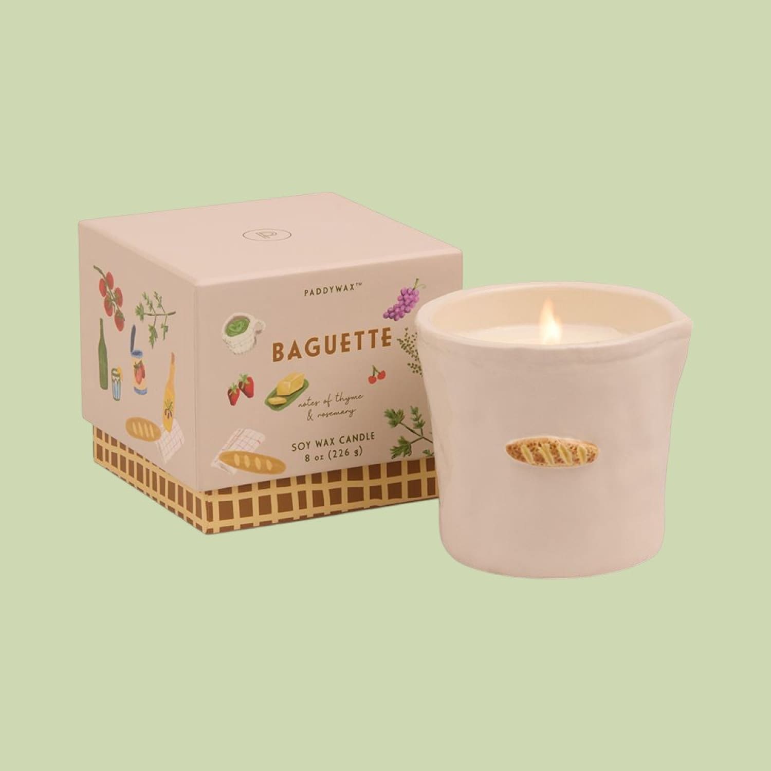 French Baguette Bistro Candle Candle - Cruelty-free - Made
