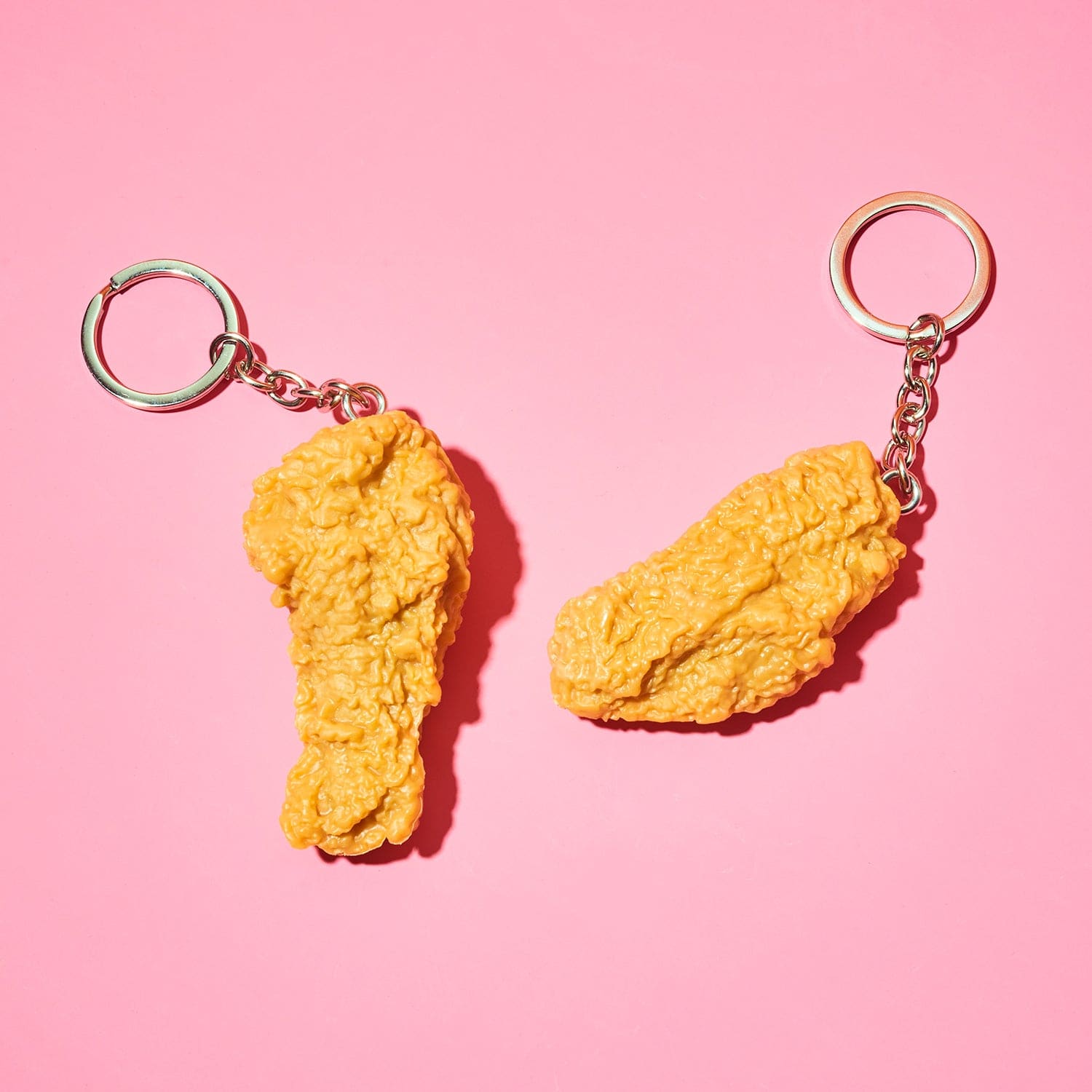 Fried Chicken Keychain Accessory - Fake Food - Keychain