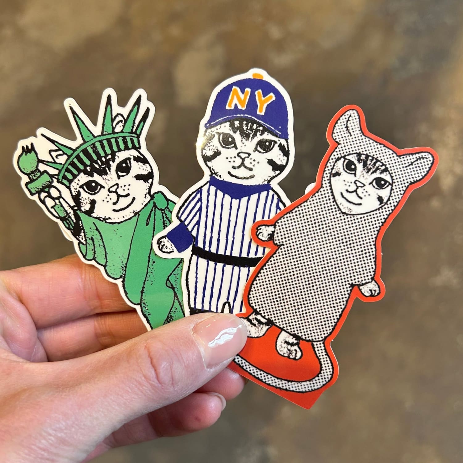 Friends Nyc Cat Rat Sticker Cat - Lover Gifts - Novelty
