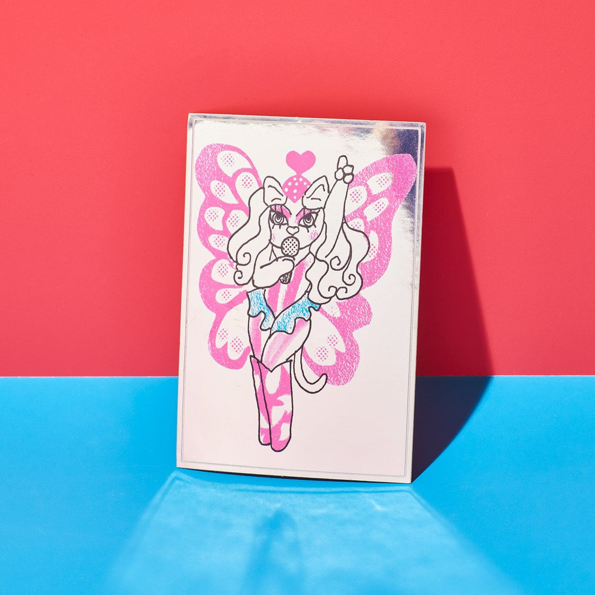 Friends Nyc Chappell Cat Mirror Sticker Decorative Sticker