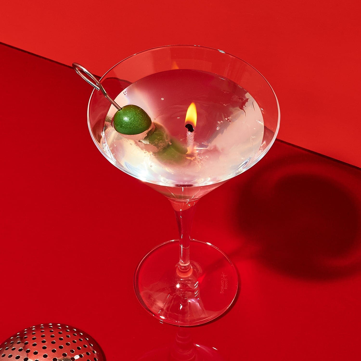 Friends Nyc Clear Martini Candle Birthday Gifts - Exclusive