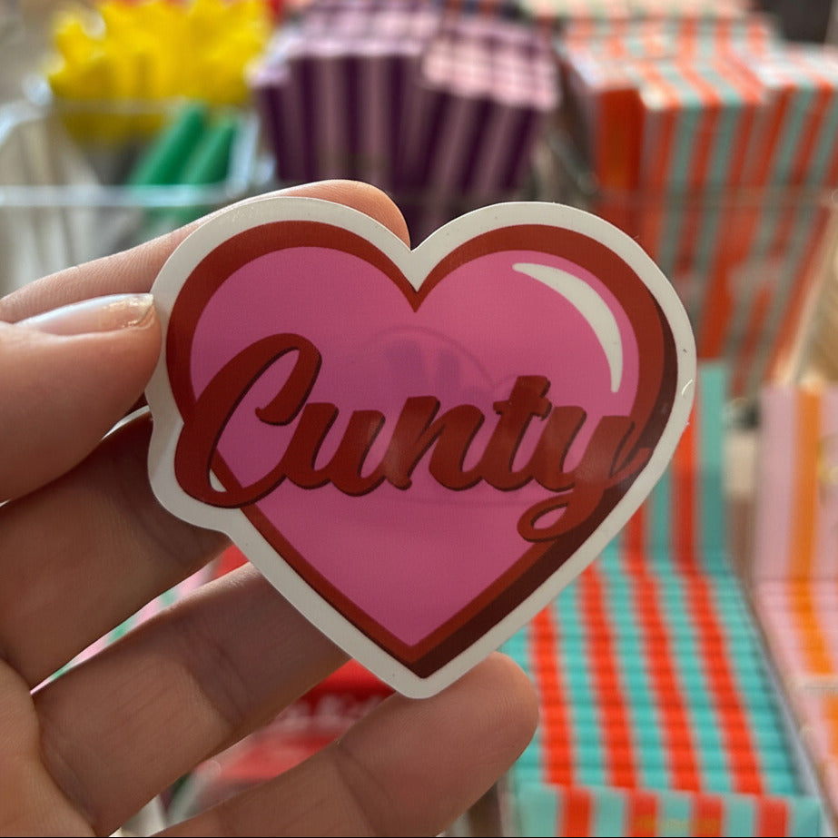 Friends Nyc Cunty Heart Sticker Bff Gifts - Decorative