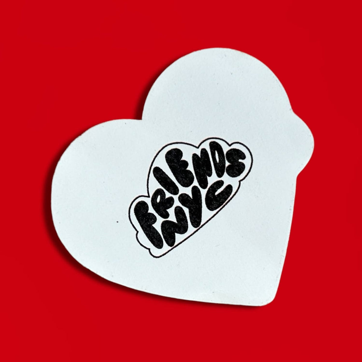 Friends Nyc Cunty Heart Sticker Bff Gifts - Decorative