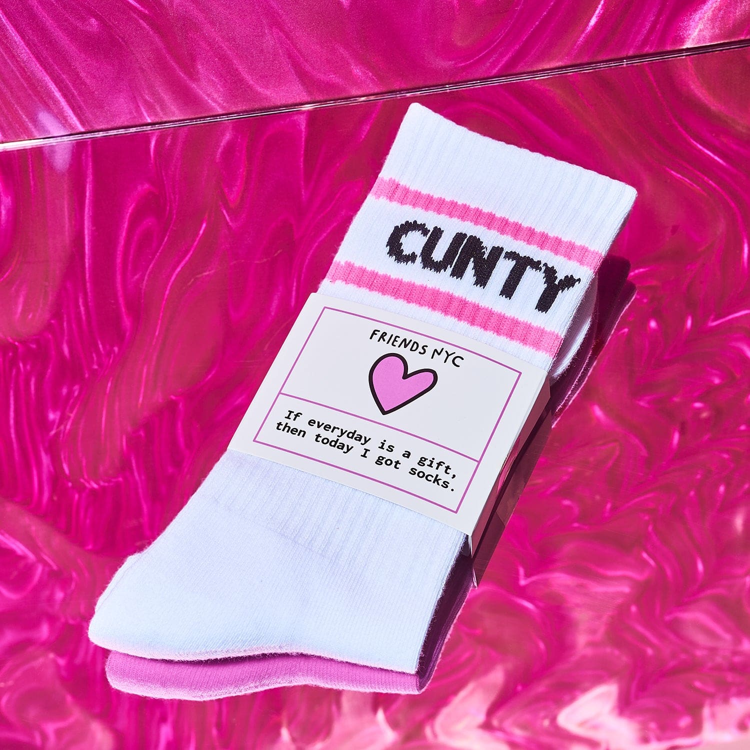 Friends Nyc Cunty Socks - Unisex Cunty - Cute Socks