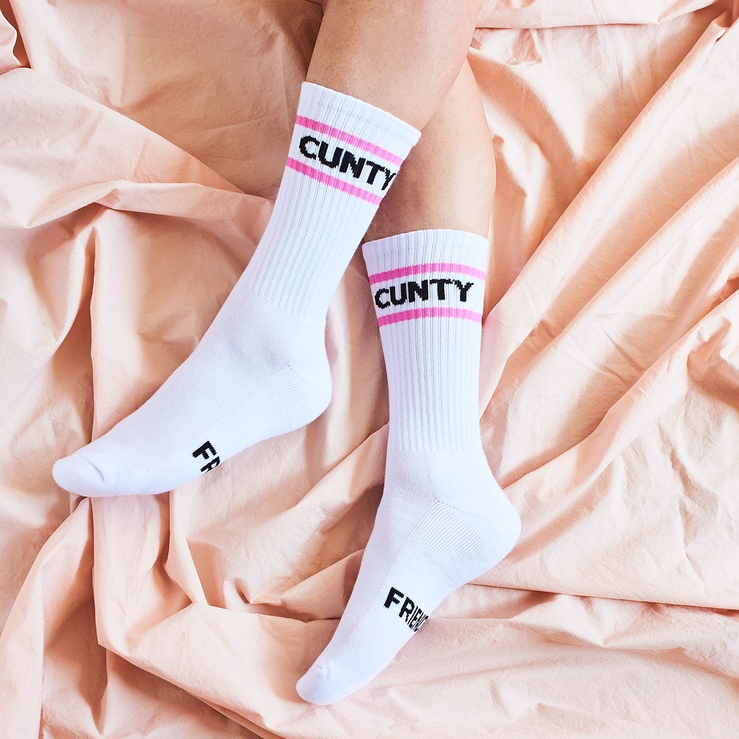 Friends Nyc Cunty Socks - Unisex Cunty - Cute Socks