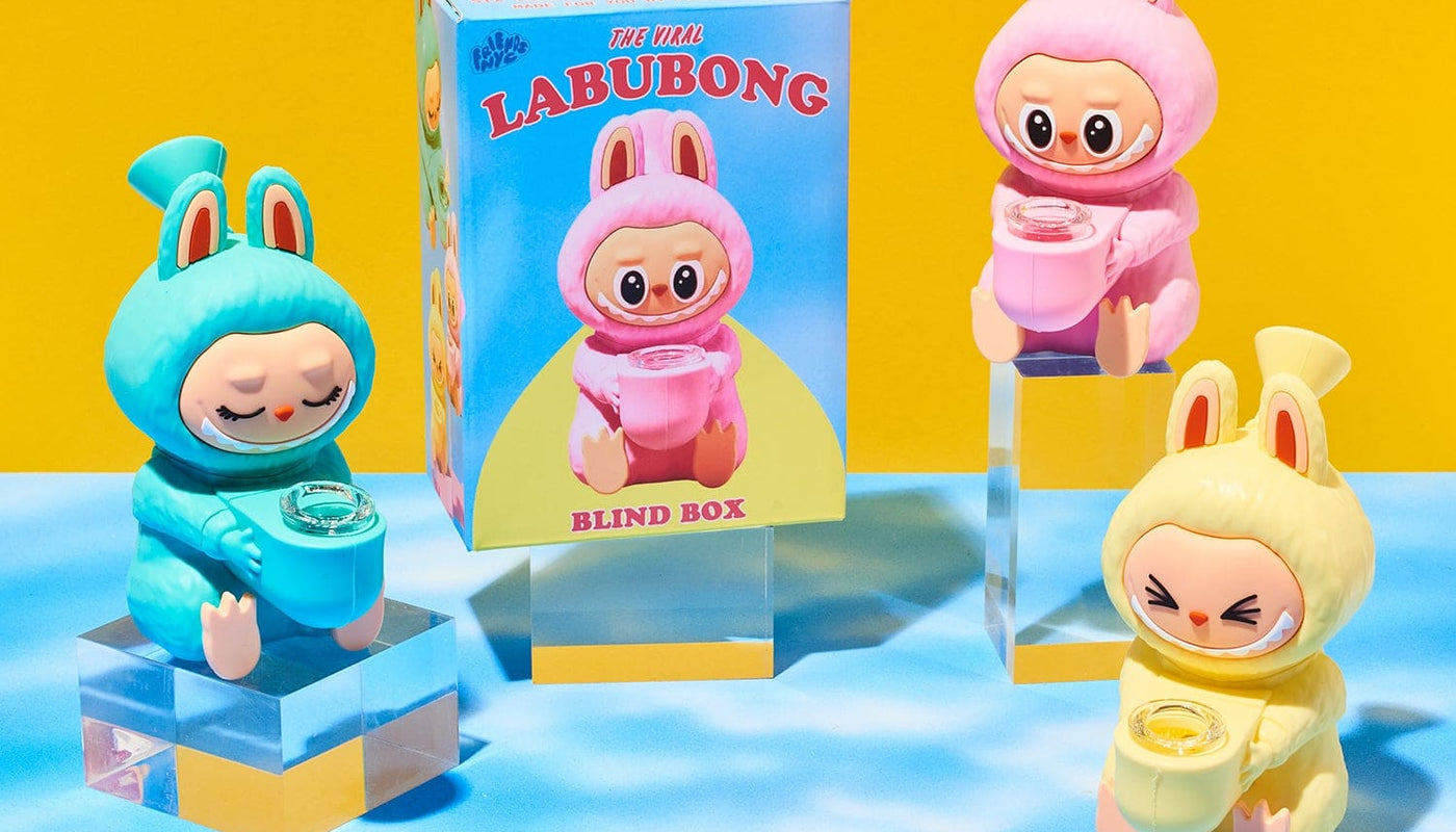 Friends Nyc Labubong Bong Blind Box Aesthetic Bong - Box and 3 Bongs