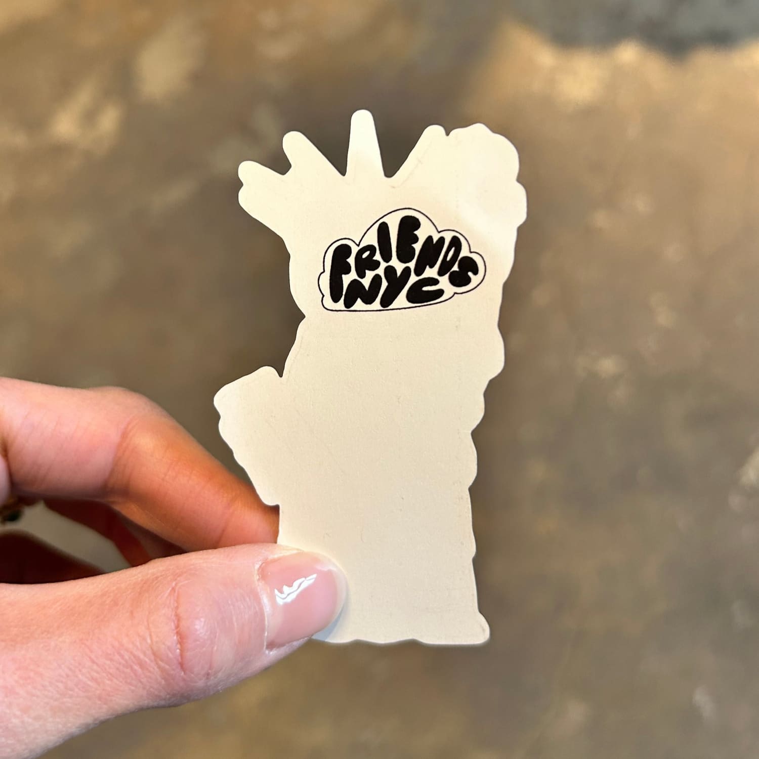 Friends Nyc Liberty Cat Sticker Cat - Novelty - Decorative