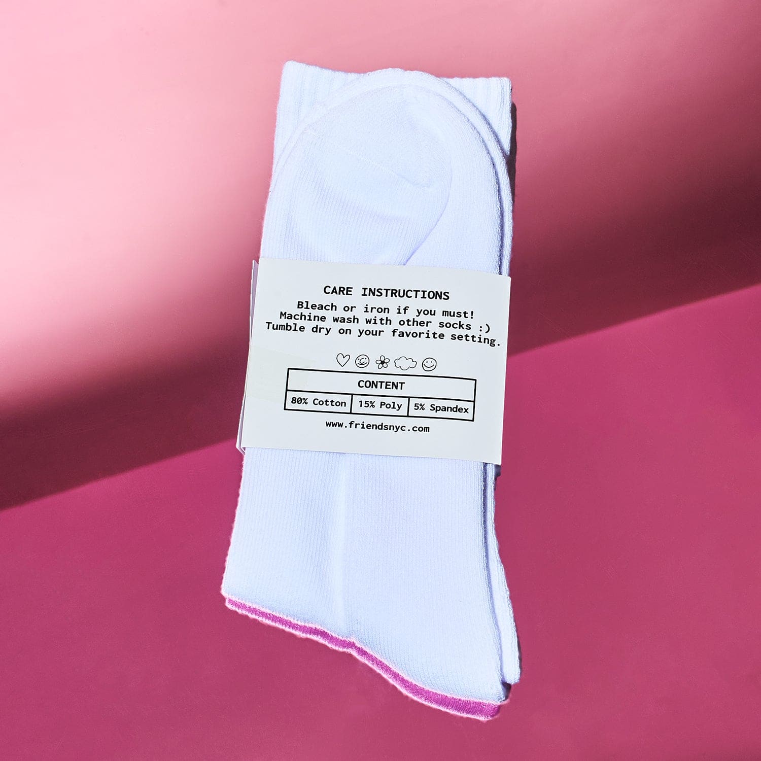 Friends Nyc Slut Socks - Unisex Artist Made - Athletic Tube