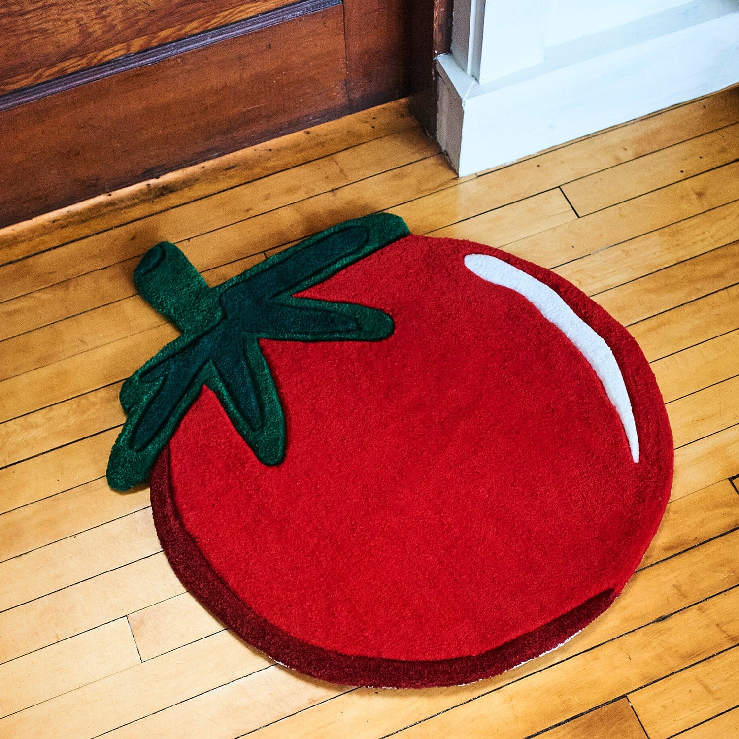 Tomato Food Novelty Rug | Indoor Kitchen Rugs, Bath Mat | Friends NYC