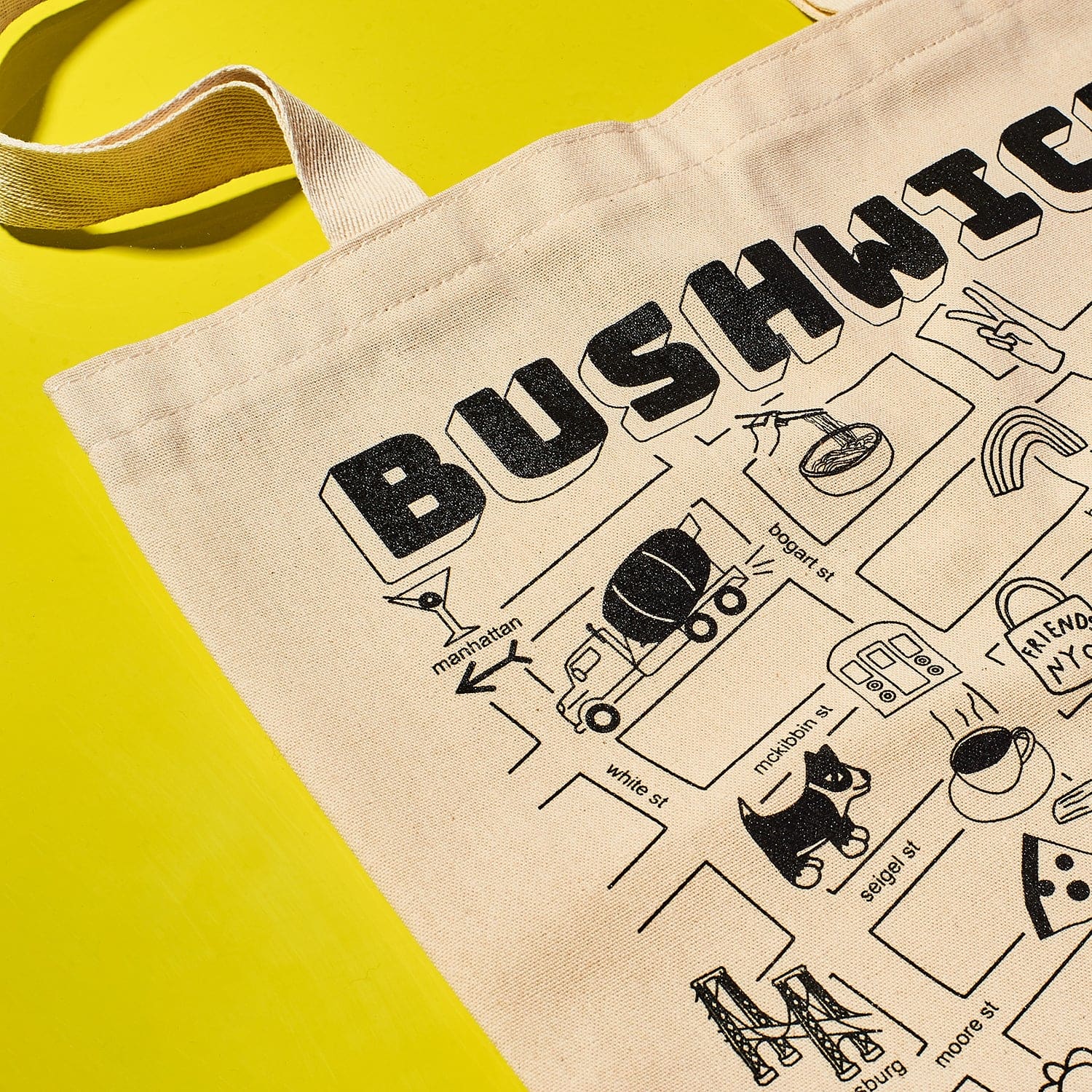 Friends X Maptote Bushwick Grocery Tote 0722 - Collab -