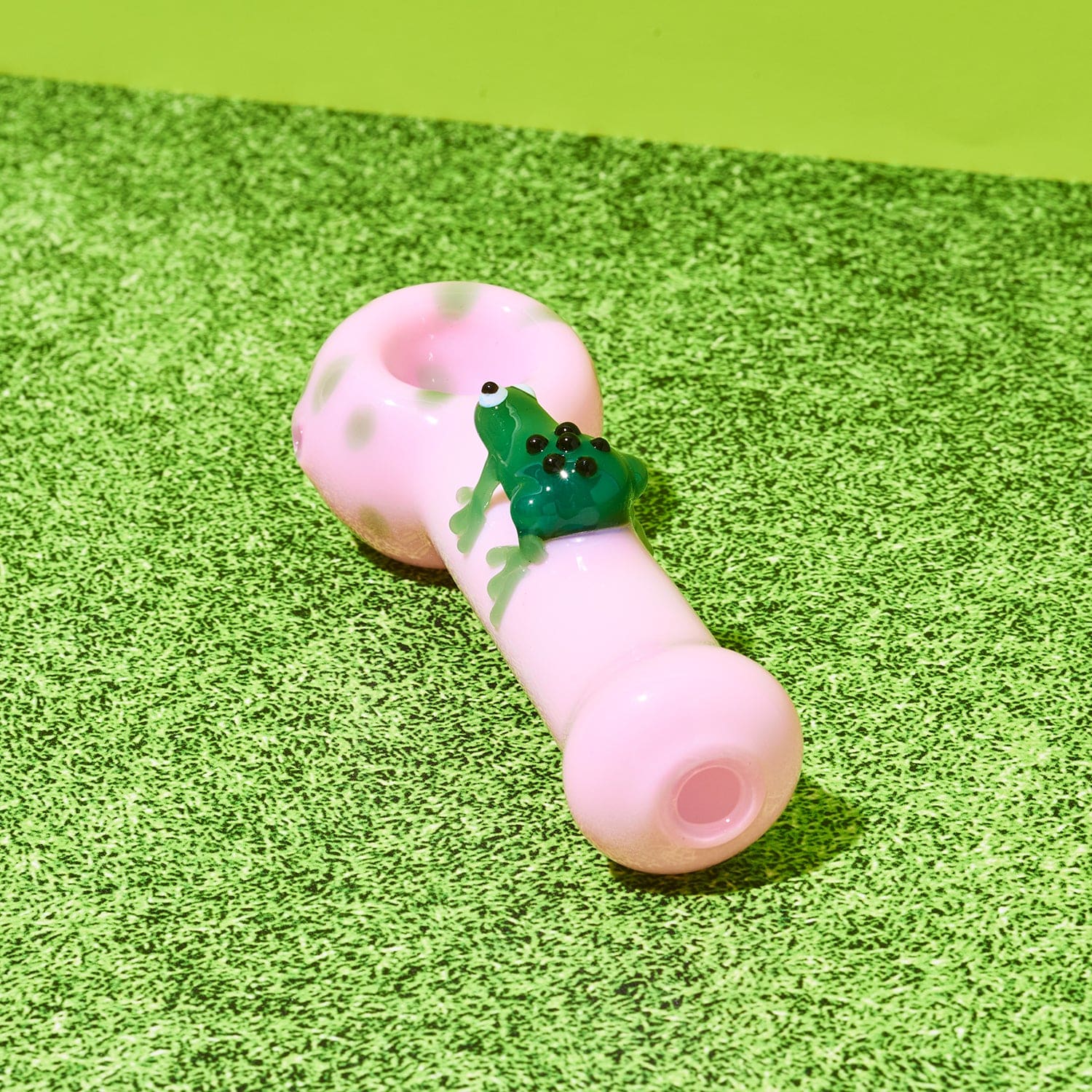 Frog Pipe Pink Hand Pipe Smoke Shop Smoking Accessories