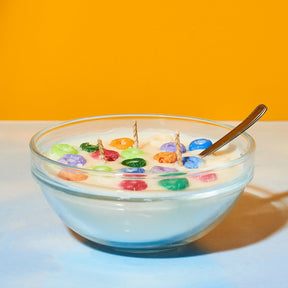 Fruit Loops Cereal Bowl Candle Candle - Cereal Bowl - Fake
