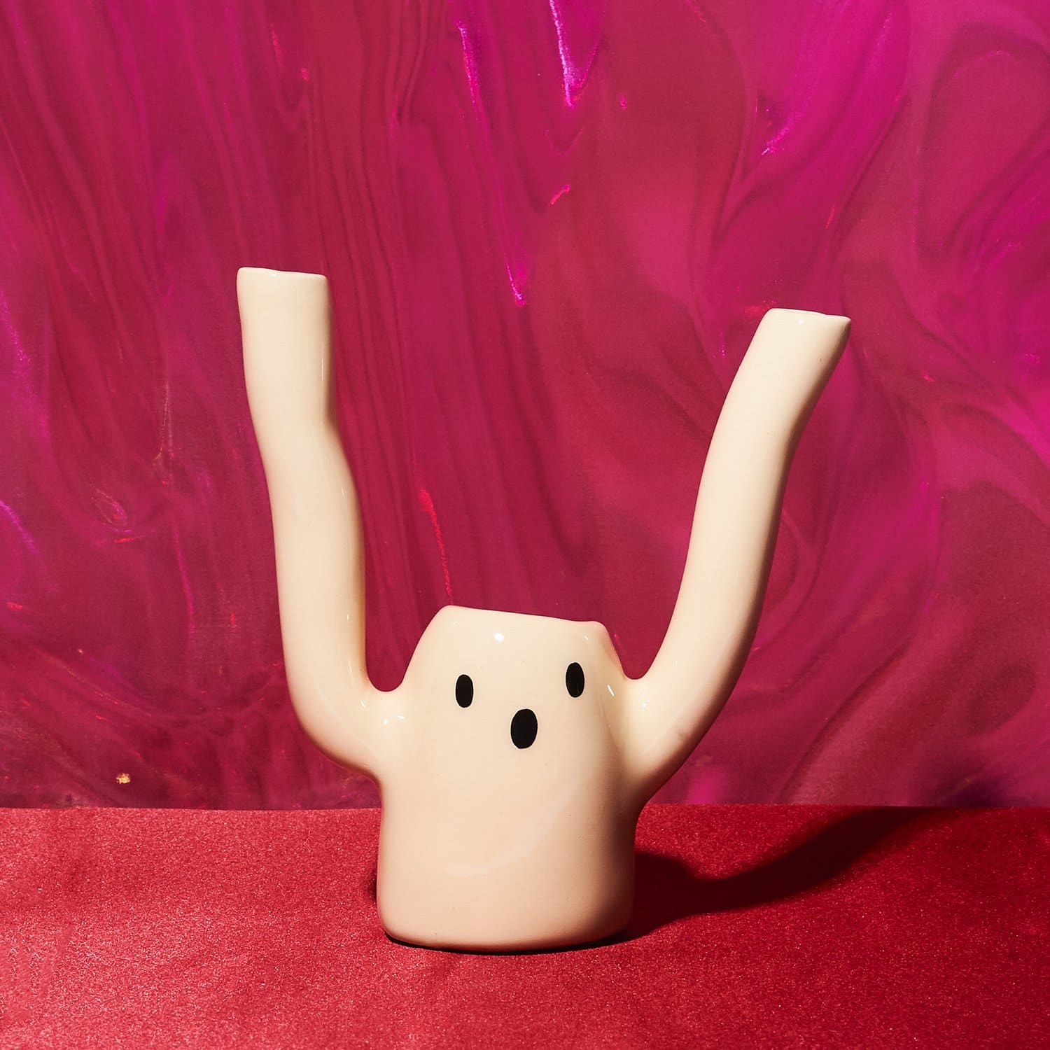 Ghost Candle Holder Candle Holder - Ghost - Handmade -