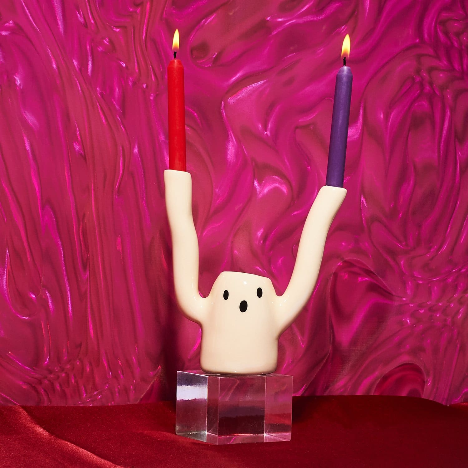 Ghost Candle Holder Candle Holder - Ghost - Handmade -