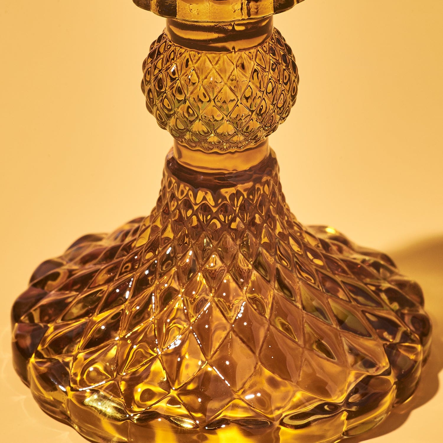 Gillian Candlestick 3’ x 4’ Yellow Candle - Web0224