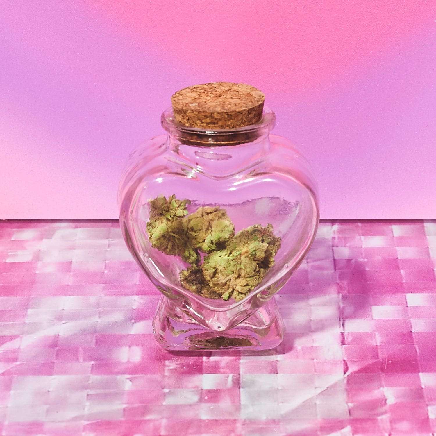 Glass Heart Jar Dadday - Glass Jar - Home Accent - Decor