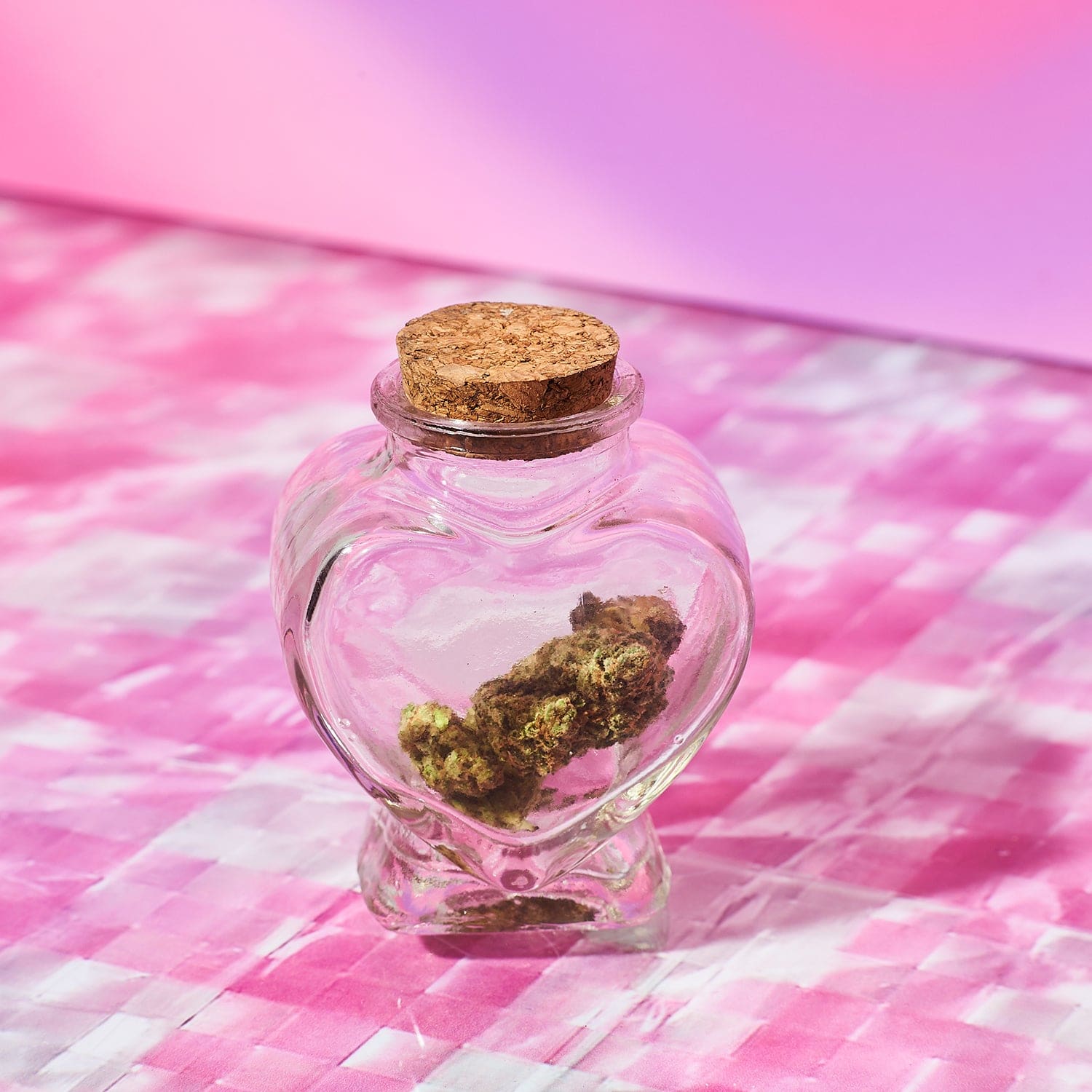 Glass Heart Jar Dadday - Glass Jar - Home Accent - Decor