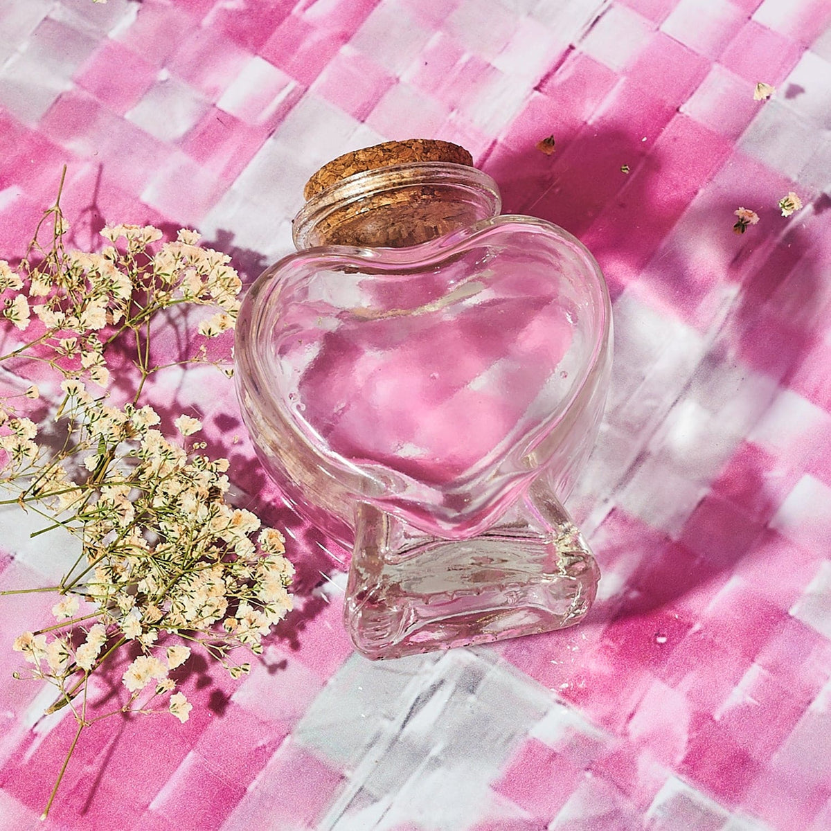 Glass Heart Jar Dadday - Glass Jar - Home Accent - Decor