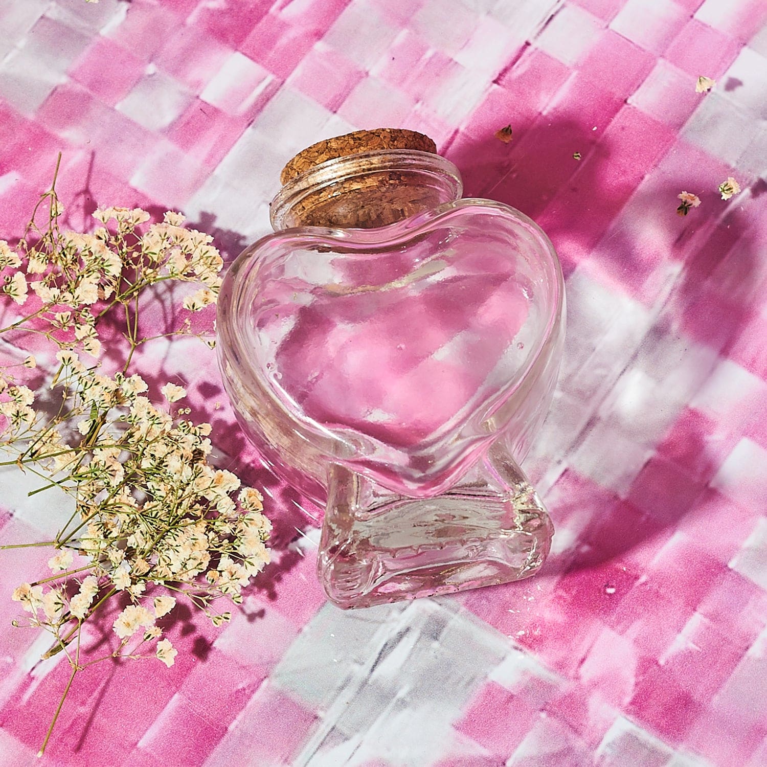 Glass Heart Jar Dadday - Glass Jar - Home Accent - Decor