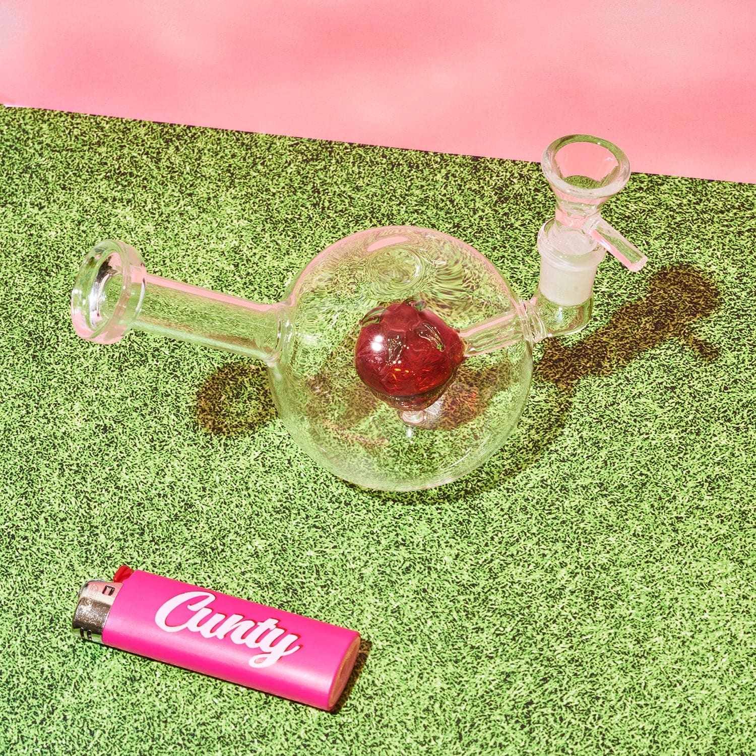 Globe Bong Strawberry Cgp25328 Aesthetic Bong Smoke