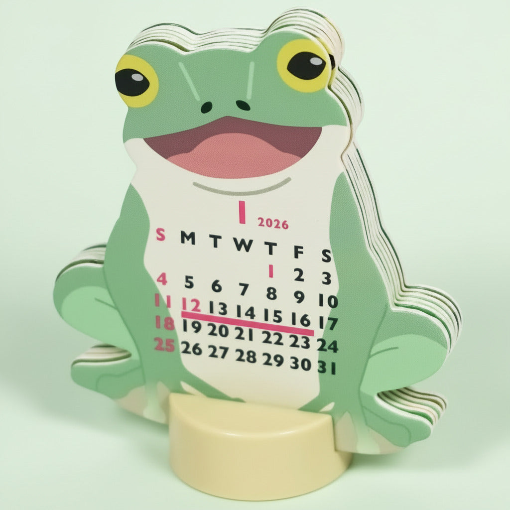 Greeting Life Mini Frog 2026 Calendar | Friends Nyc