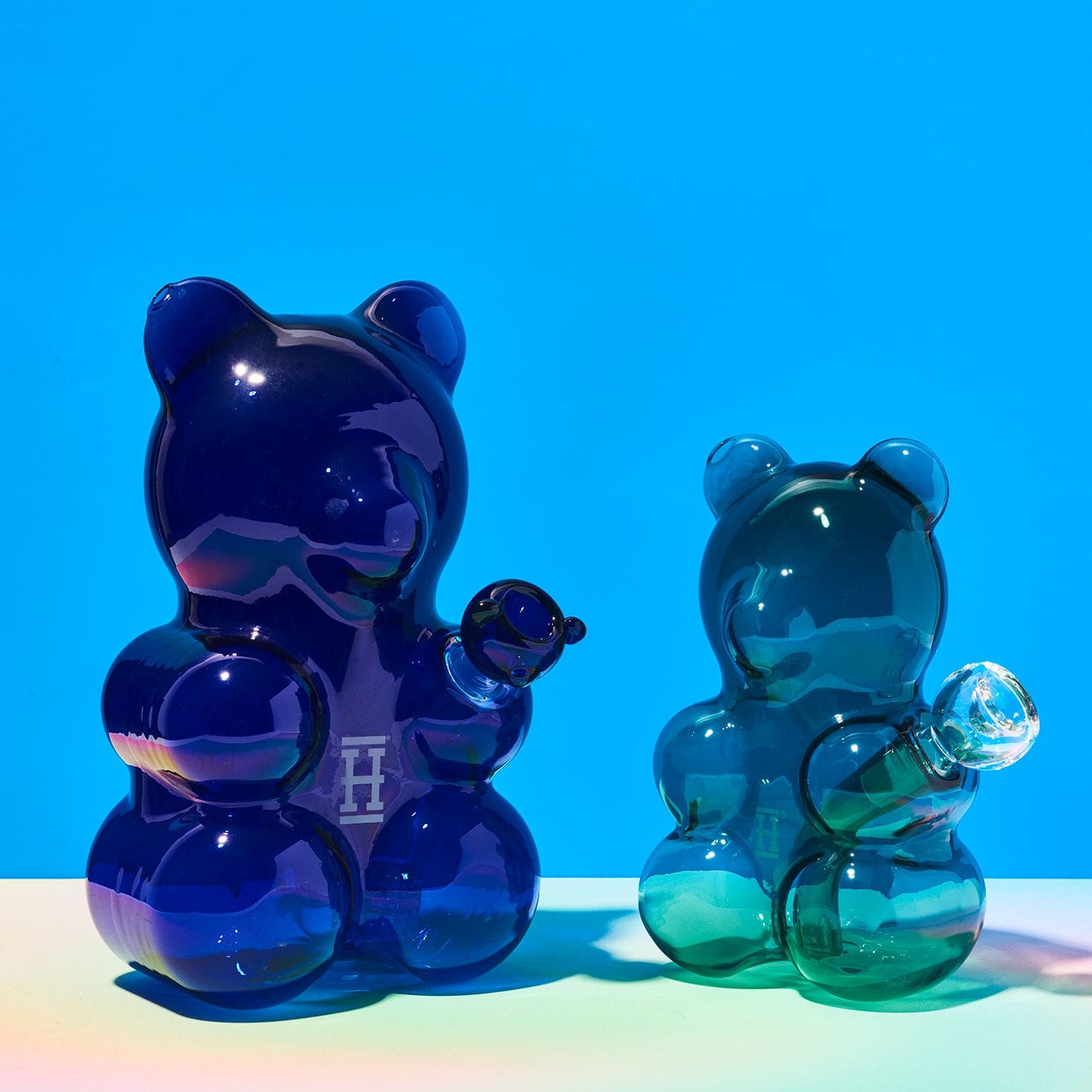 Gummy Bear Glass Bong Aesthetic Smoke - Bff Gifts - Bong