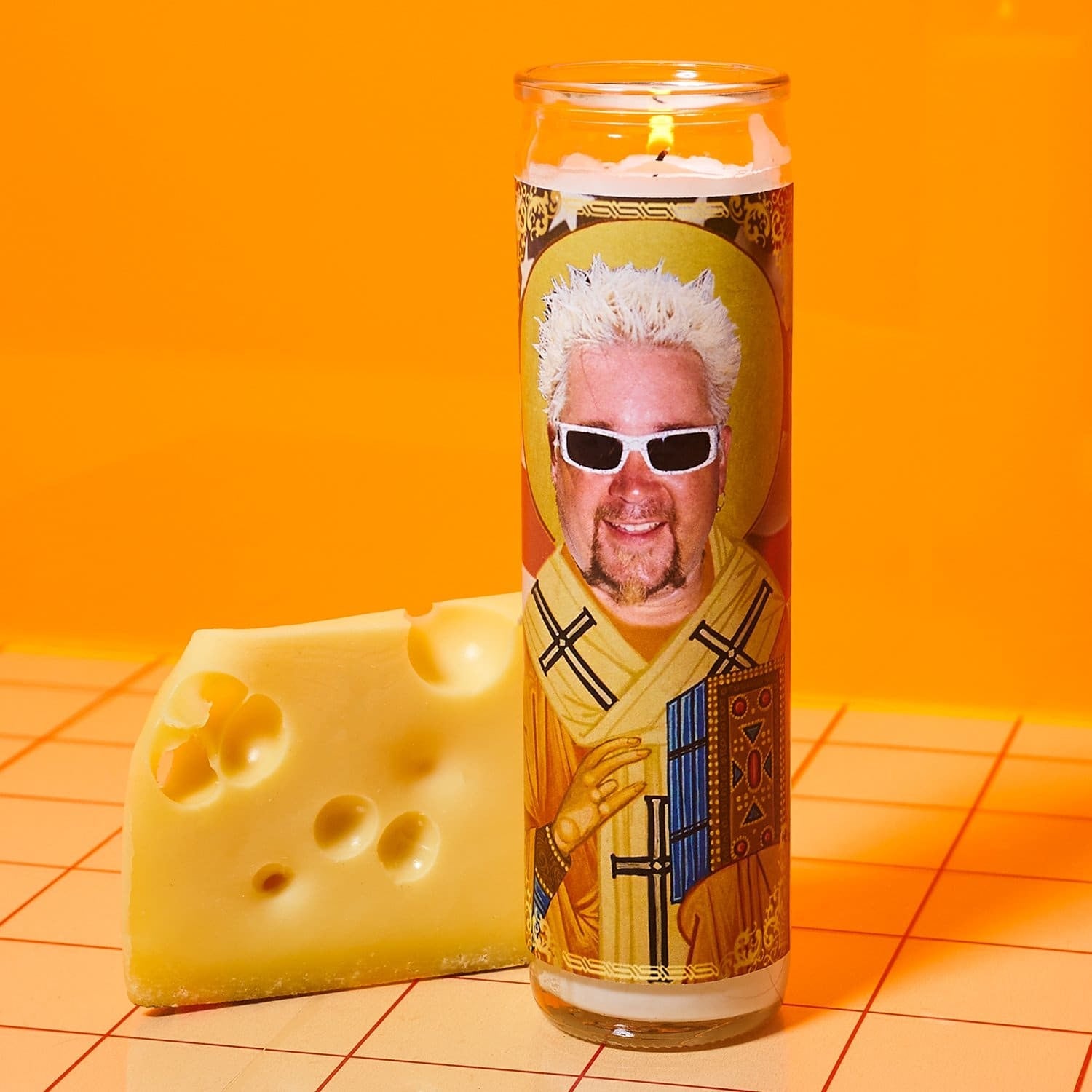Guy Fieri Pillar Candle Bobbyk - Candle - Celebrity -