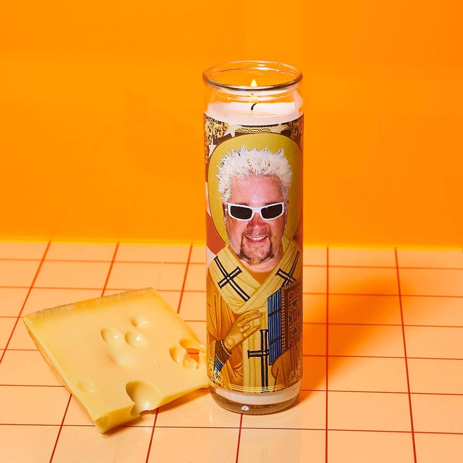 Guy Fieri Pillar Candle Bobbyk - Candle - Celebrity -