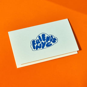 Hand Silkscreen Mini Card Rats Subway i Heart Nyc Greeting