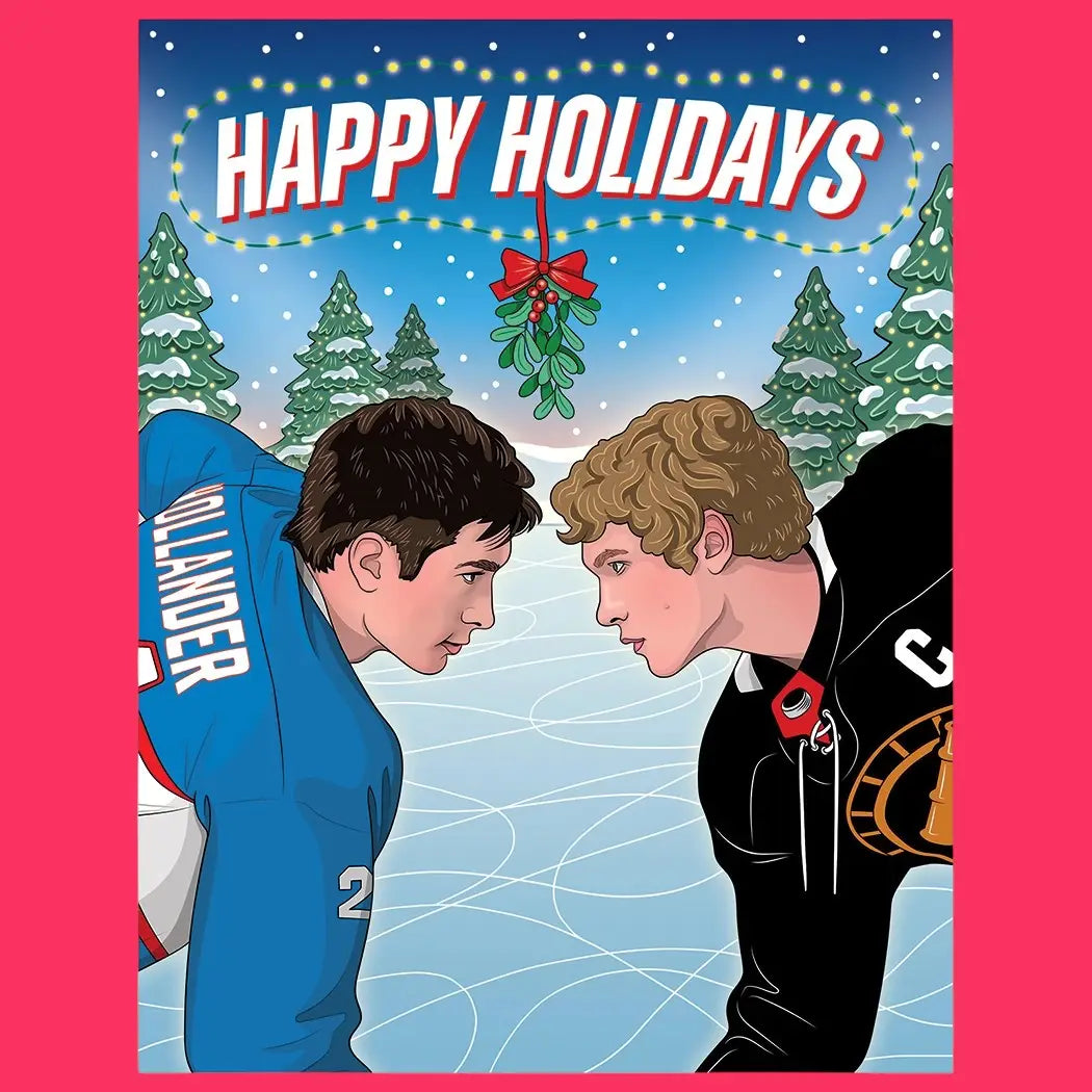Heated Rivalry Holiday Card | Friends Nyc Brooklyn Ny