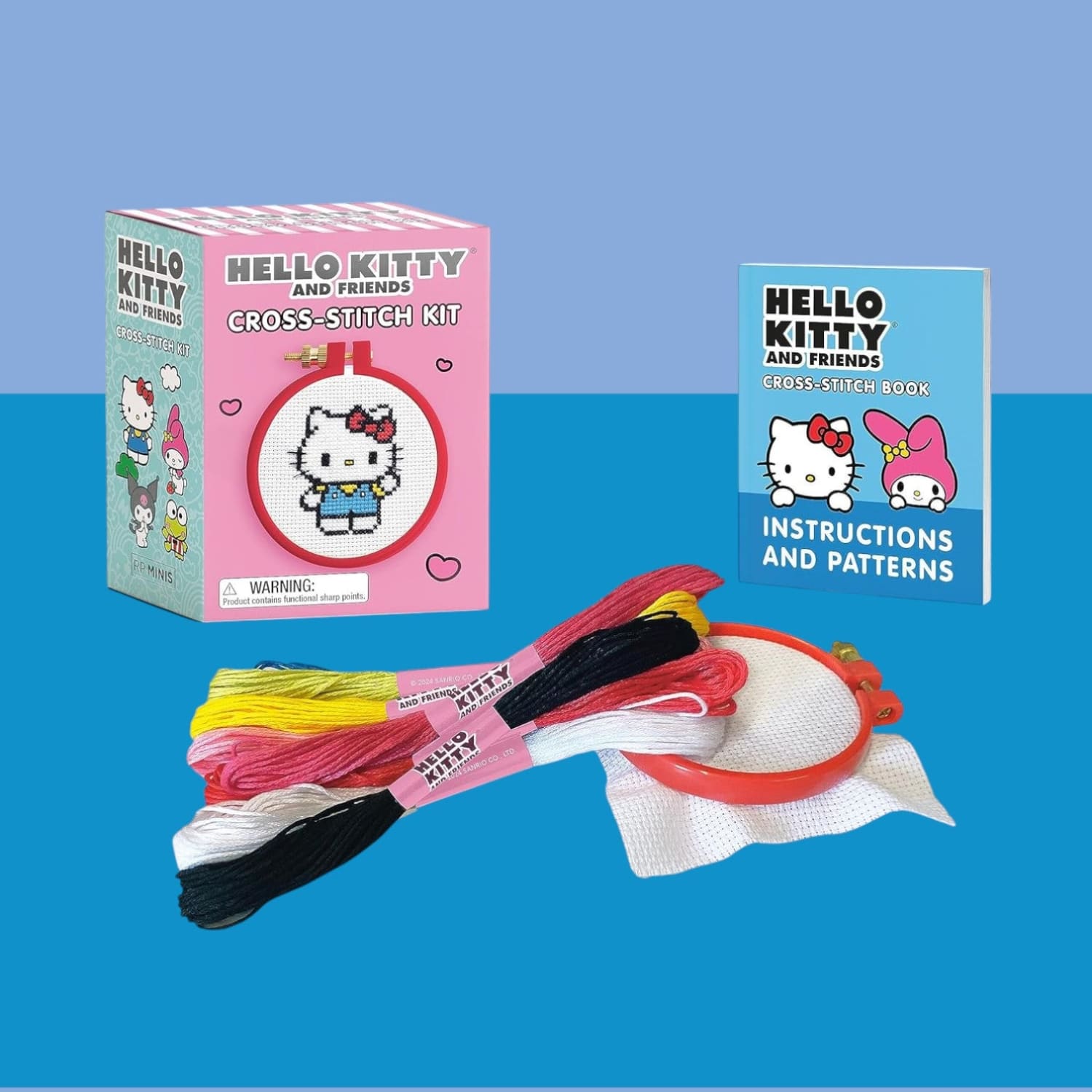 Hello Kitty and Friends Cross Stitch Kit Activity - Book