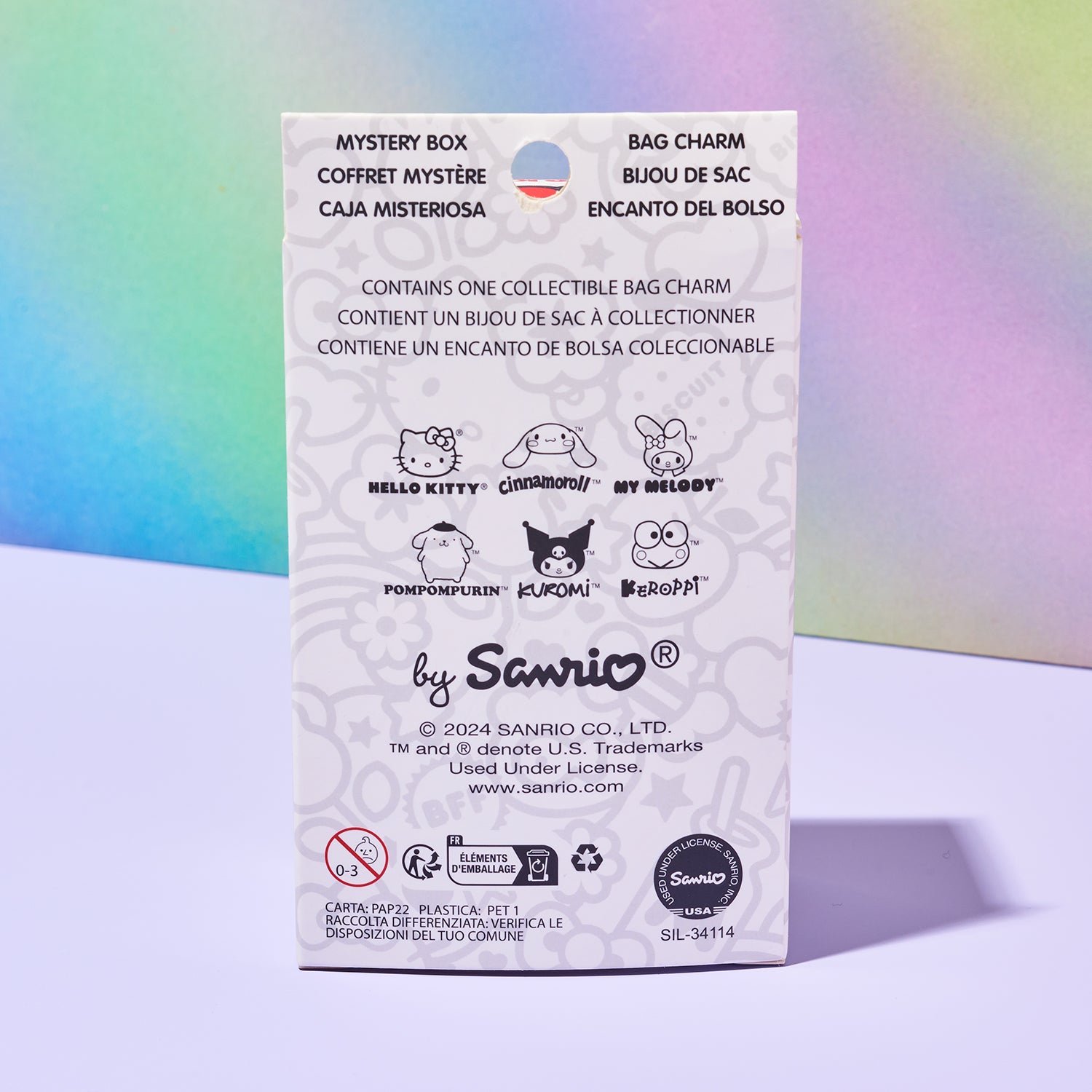 Hello Kitty & Friends Mini-backpack Keychain Blind Box