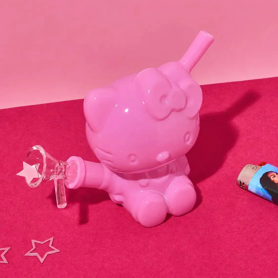 Hello Kitty Pink Bong | Kawaii Glass | Friends Nyc Brooklyn