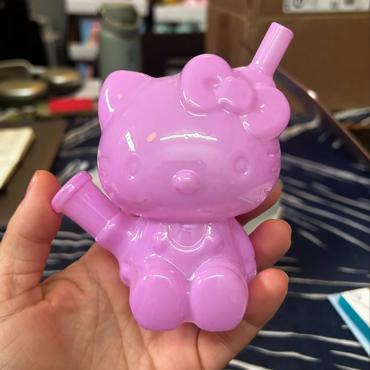 Hello Kitty Pink Bong | Kawaii Glass | Friends Nyc Brooklyn