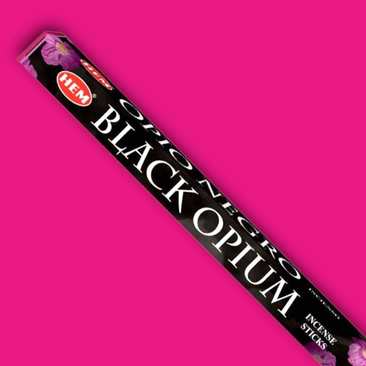 Bastoncini Di Incenso Hem Black Opium – 6 Confezioni Da 20 Stick, Profumo Intenso E Misterioso, Per Ambiente E Meditazione