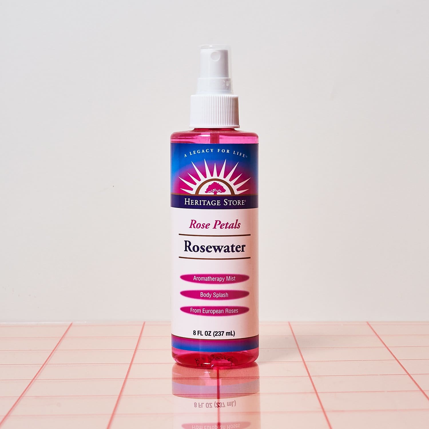 Heritage Store Rosewater Spray 8oz Heritage Store - Rose -