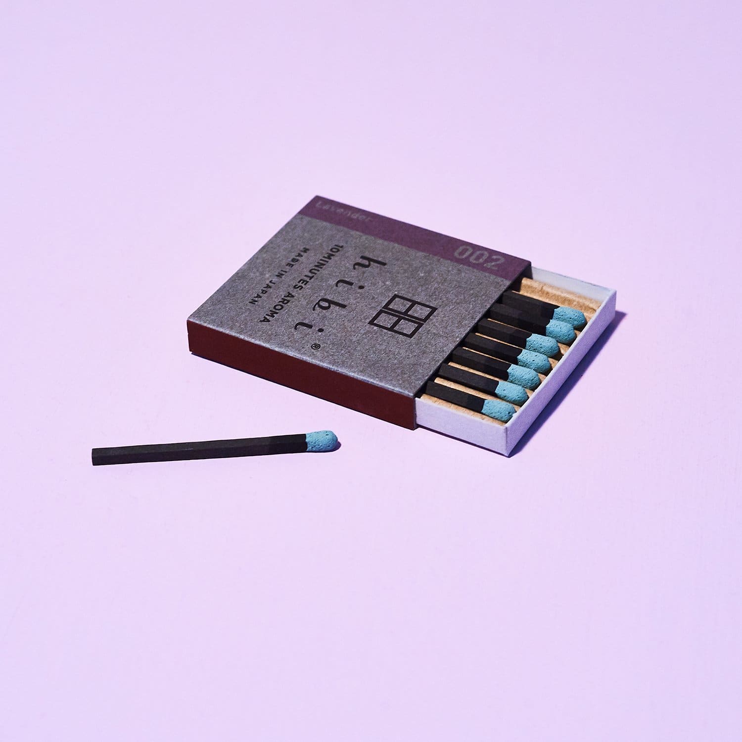 Hibi Incense Matches - Lavender Incense - Japan - Made in -