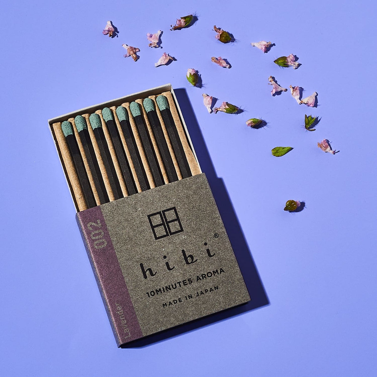 Hibi Incense Matches - Lavender Candle Reshoot - Floral