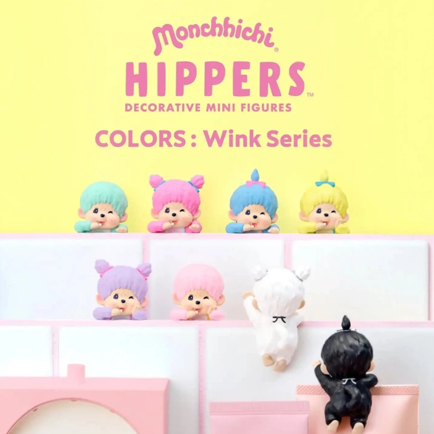 HIPPERS Monchhichi COLORS Wink Series Blind Box - Sticky Figurines