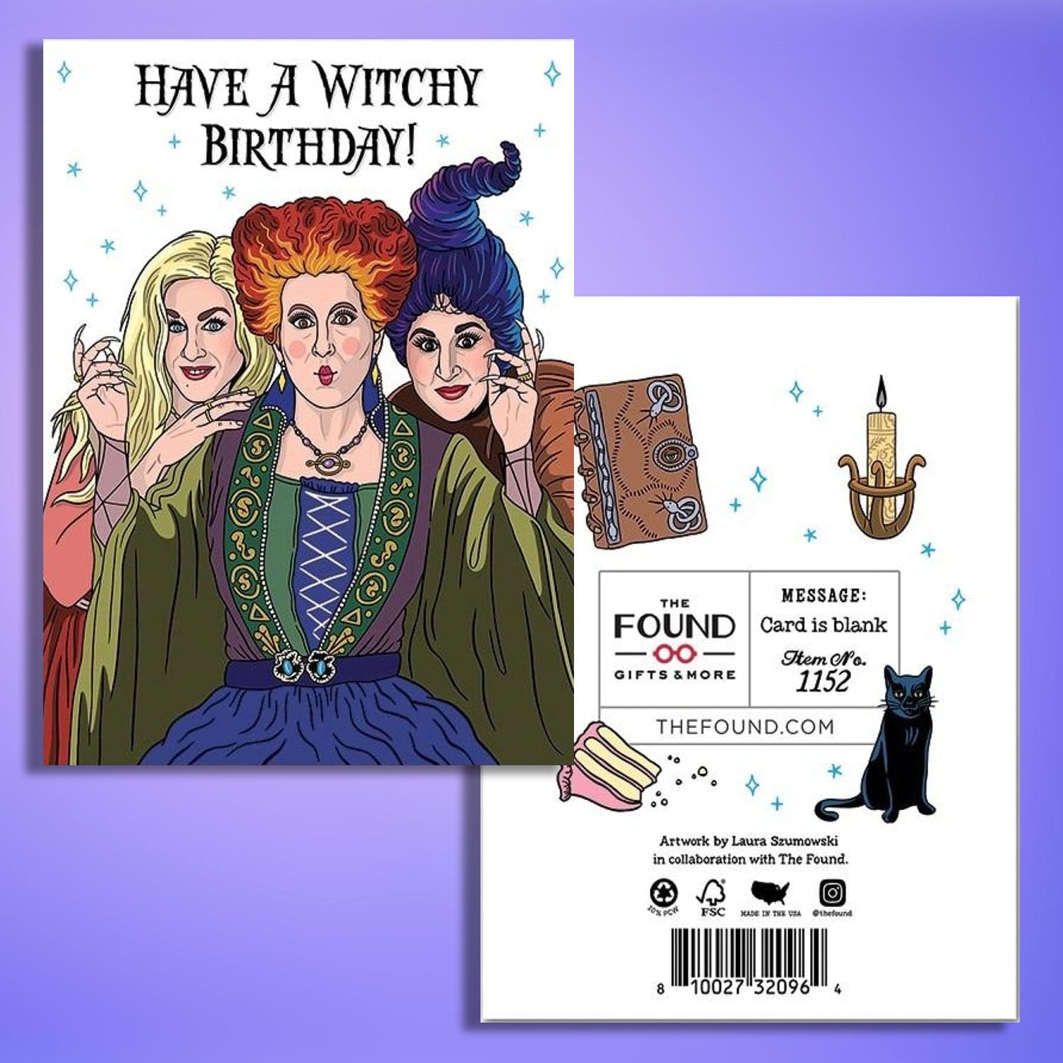 Hocus Pocus Birthday Greeting Card Artistmade - Birthday