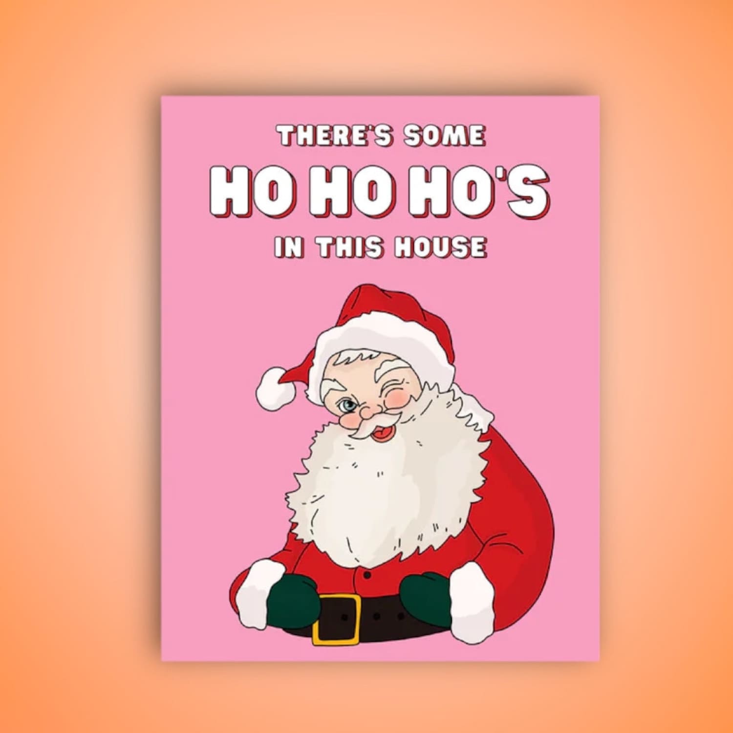 Holiday Greeting Card Pmp Ho Ho’s 0723 - Groupbycolor -